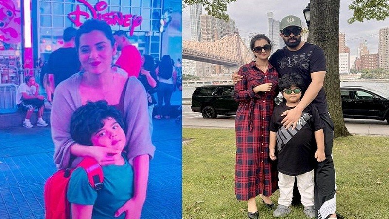 ছেলের সঙ্গে বুবলীর খুনসুটি, ভিডিও করলেন শাকিব খান